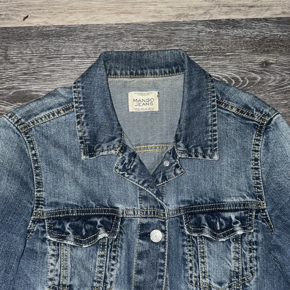 Mango Denim Jacket - Jean Jacket - Size XS - Picture 2 of 9